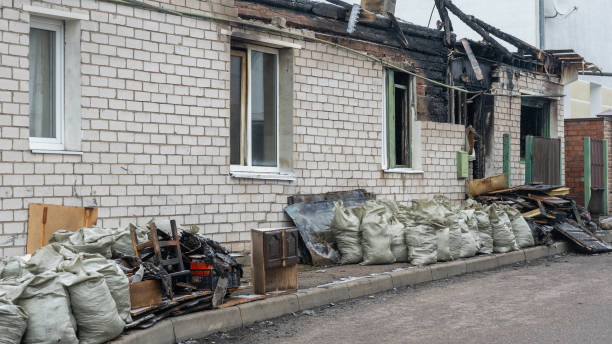 Professional Fire Damage Removal technician working in Vashon, WA